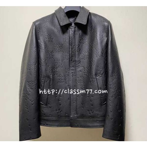 루이비통 23 한정판 소가죽 카프스킨 긴팔 자켓 A5445