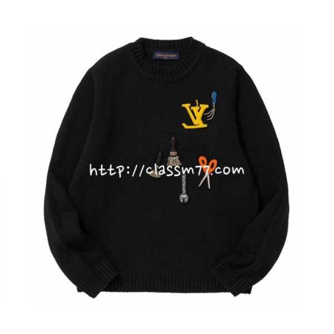 루이비통 23 한정판 양털 긴팔 니트 A5808