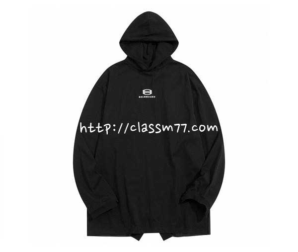발렌시아가 23 한정판 긴팔 후드 티셔츠 A5835