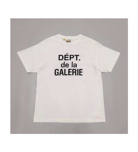 Gallery Dept 갤러리 디파트먼트 23 한정판 DEPT de la GALERIE 티셔츠 화이트 A5956