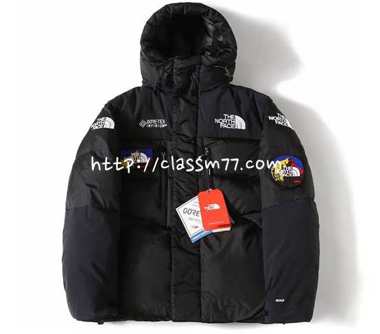 노스페이스 23 한정판 7 Summits Himalayan Parka GTX 남여공용 오리털 긴팔 후드 패딩 자켓 A6001