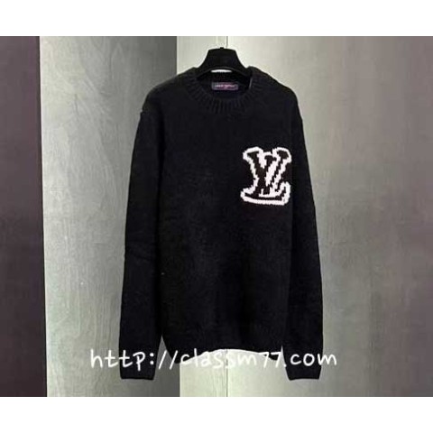 루이비통 24 한정판 양털 긴팔 니트 A6397