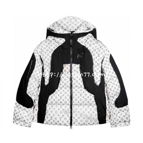 루이비통 24 한정판 2054 오리털 긴팔 후드 패딩 자켓 A6447