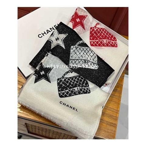 샤넬 24 한정판 양털 목도리 D1180