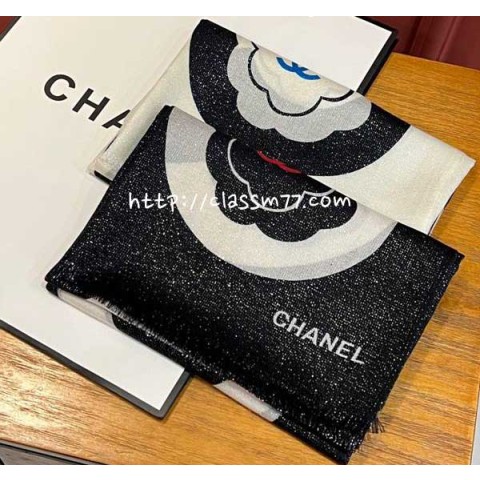 샤넬 24 한정판 양털 목도리 D1181