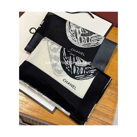 샤넬 24 한정판 양털 목도리 D1185