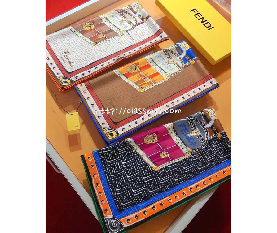 펜디 24 한정판 SFD2312 스카프 D1200