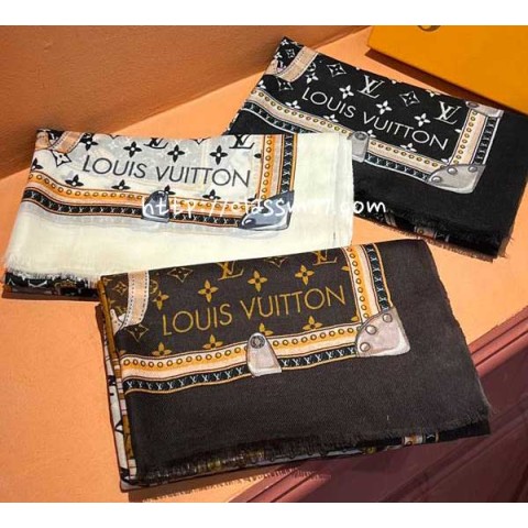 루이비통 24 한정판 양털 목도리 D1201