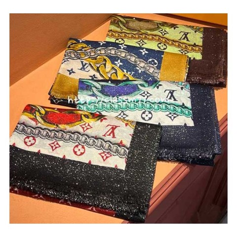 루이비통 24 한정판 Nouficel 양털 목도리 D1205