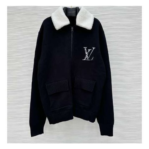 루이비통 24 한정판 모노그램 로고 가디건 A6604