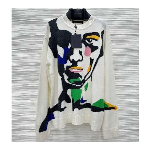 루이비통 24 한정판 인타르시아 크루넥 스웨터 A6606