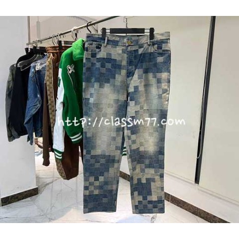 루이비통 24 한정판 청바지 긴바지 A6610