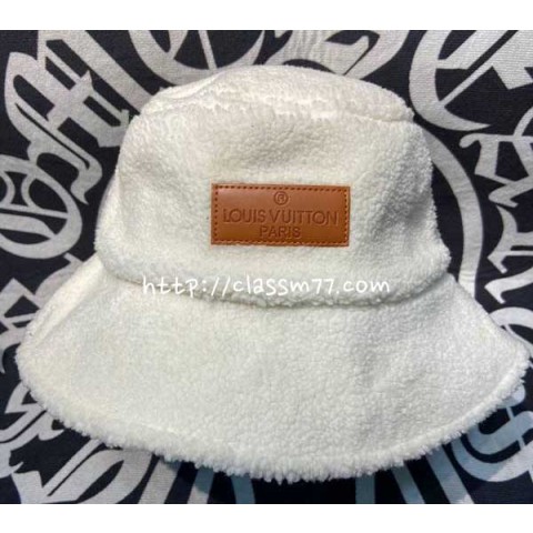 루이비통 24 한정판 양면 버킷햇 모자 D1499