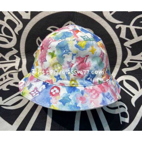 루이비통 24 한정판 양면 버킷햇 모자 D1509