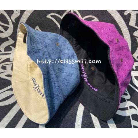 루이비통 24 한정판 양면 버킷햇 모자 D1510