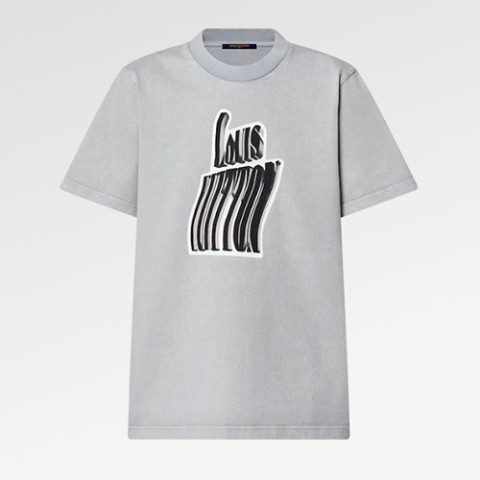 루이비통 24 한정판 그래픽 LV 시그니처 티셔츠 A6623