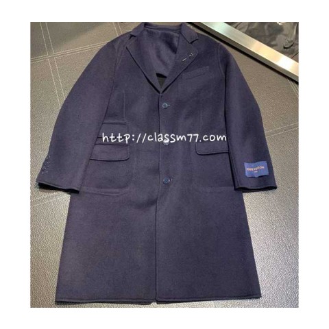 루이비통 24 한정판 양털 긴팔 정장 코트 A6637