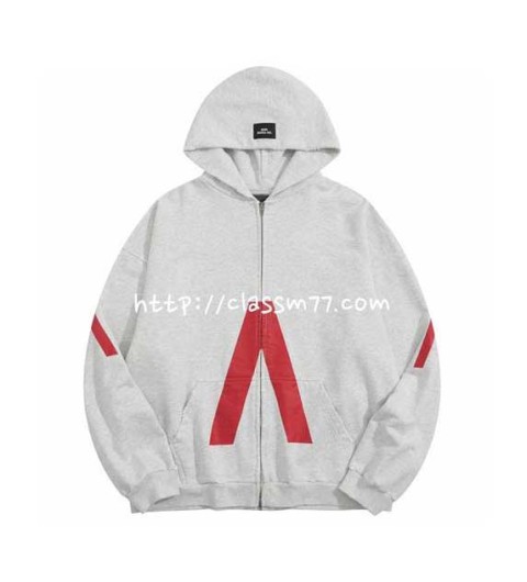 발렌시아가 24 한정판 Music Archive Series Hoodie 긴팔 후드 자켓 A6764