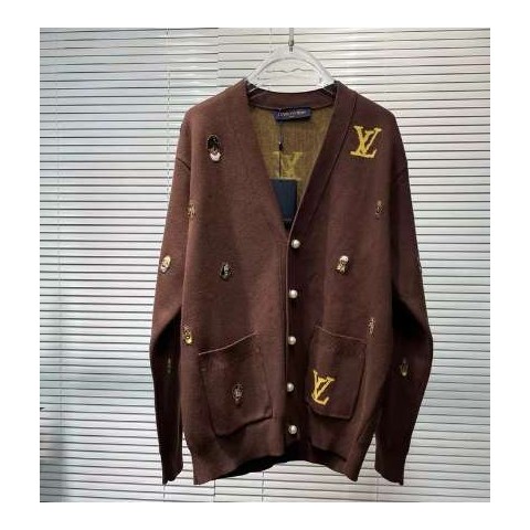루이비통 24 한정판 헨리 테일러드 코튼 가디건 A6800