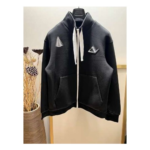 루이비통 24 한정판 트리 프린트 테크니컬 코튼 집업 후디  A6804