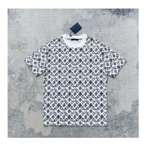 루이비통 24 한정판 모노그램 코튼 티셔츠 A6849