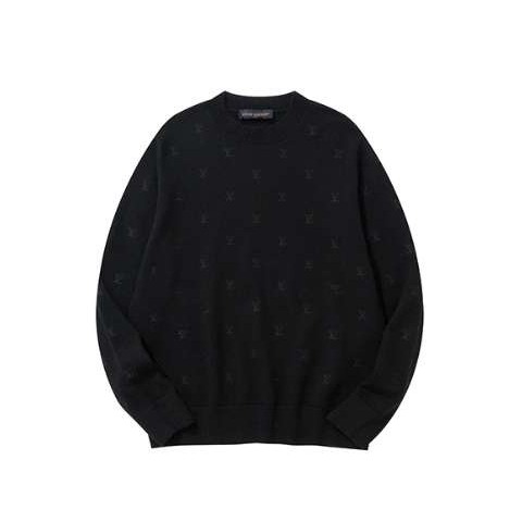 루이비통 24 한정판 로고 자수 크루넥 니트 A6914