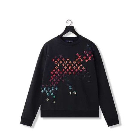 루이비통 24 한정판 엠브로이더드 코튼 스웨트셔츠 A6924