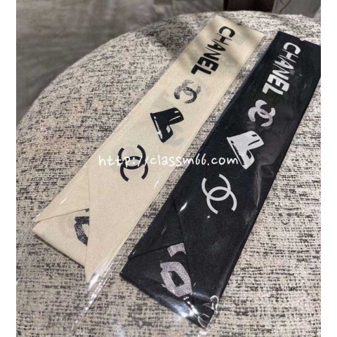 샤넬 24 한정판 방도 스카프 D1603