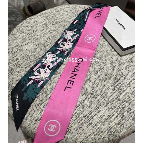 샤넬 24 한정판 방도 스카프 D1616