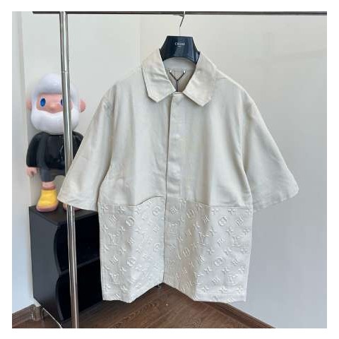 루이비통 24 한정판 모노그램 워크웨어 숏슬리브 셔츠 A7002