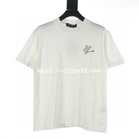 루이비통 24 한정판 반팔 니트 A7019