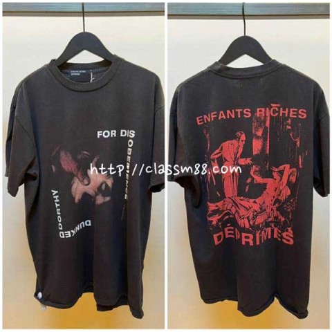 ERD Enfants Riches Déprimés 24 한정판 반팔 티셔츠 A7049