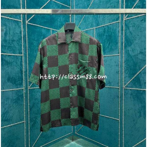 루이비통 24 한정판 남여공용 반팔 셔츠 A7086