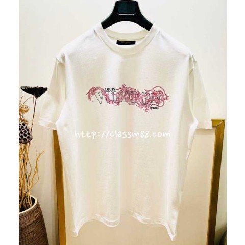 루이비통 24 한정판 남여공용 반팔 티셔츠 A7094