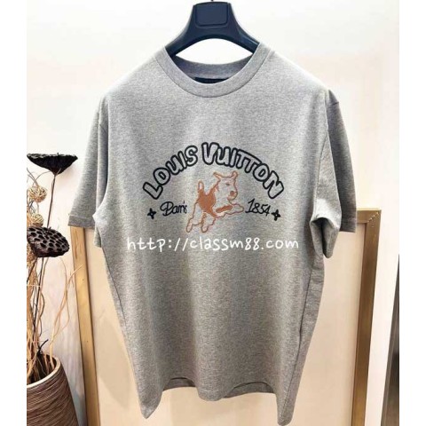 루이비통 24 한정판 남여공용 반팔 티셔츠 A7098
