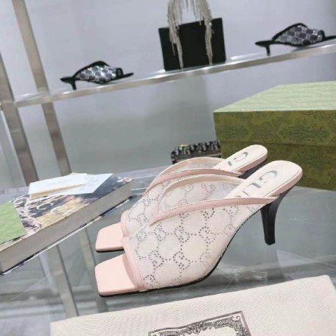 구찌 24 한정판 3.5cm/7.5cm 여성 슬리퍼 B1880