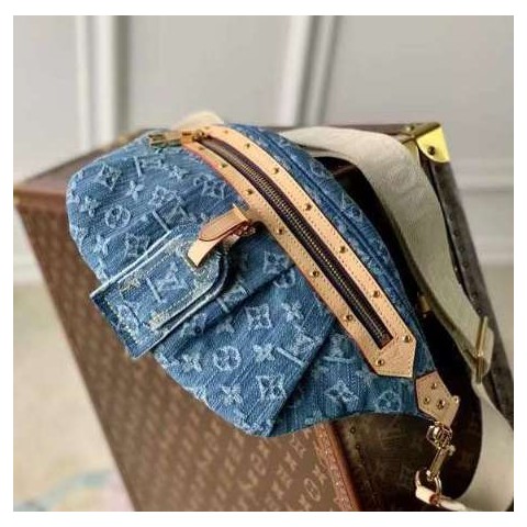 루이비통 24 한정판 M46837 하이라이즈 범백 메신저백 힙색 가방 백 C2212