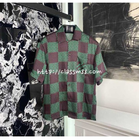 루이비통 24 한정판 남여공용 반팔 셔츠 A7187