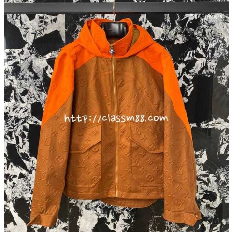 루이비통 24 한정판 남여공용 긴팔 후드 청자켓 A7190