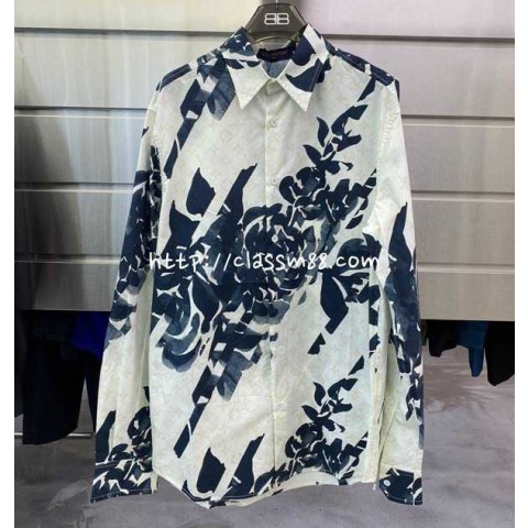 루이비통 24 한정판 남여공용 긴팔 셔츠 A7200