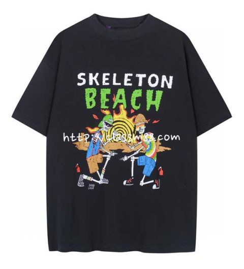 Gallery Dept 갤러리 디파트먼트 24 한정판 3401 Skeleton Beach 반팔 티셔츠 A7203