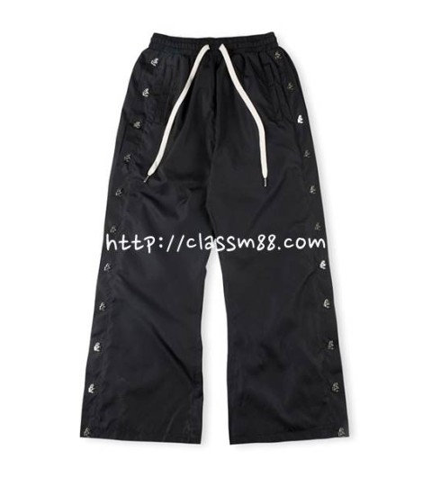 Hellstar Studios 24 한정판 Waxed Nylon Button Pants 긴바지 A7271