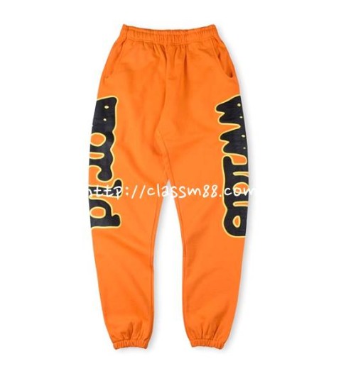 Sp5der 24 한정판 BELUGA HOODIE PANTS 긴바지 A7329