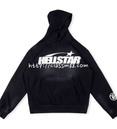 Hellstar Studios 24 한정판 남여공용 긴팔 후드 티셔츠 A7347