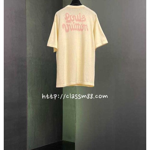 루이비통 24 한정판 반팔 니트 A7384