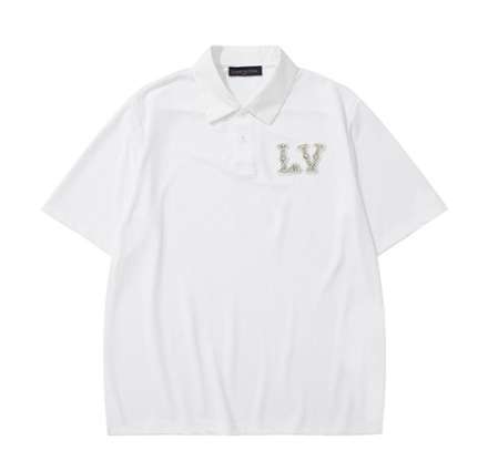 루이비통 24 한정판 LV 패치 폴로 티셔츠 A7422