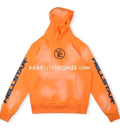 Hellstar Studios 24 한정판 brain washed hoodie with brain 긴팔 후드 티셔츠 A7438