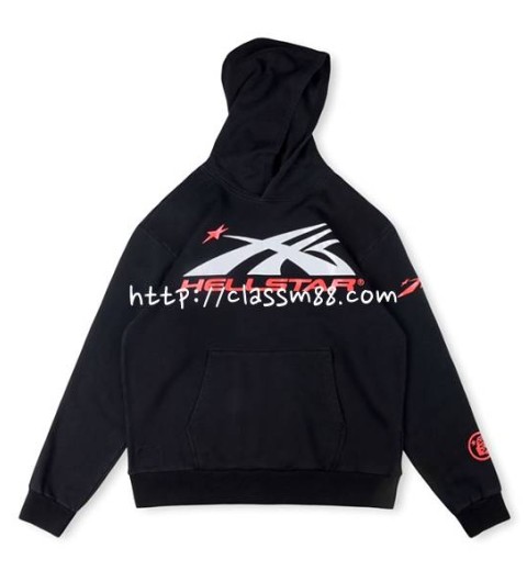 Hellstar Studios 24 한정판 brainwashed hoodie with brain 남여공용 긴팔 후드 티셔츠 A7533