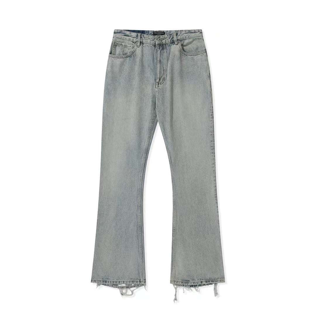 발렌시아가 24 한정판 언더디스 부츠컷 데님 팬츠 청바지 긴바지 A7565
