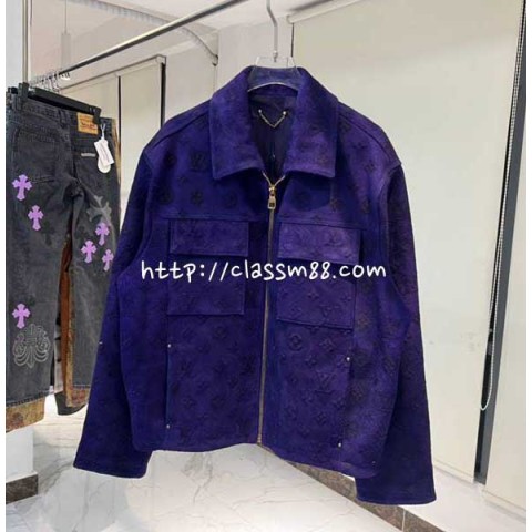 루이비통 24 한정판 양털 긴팔 자켓 A7582